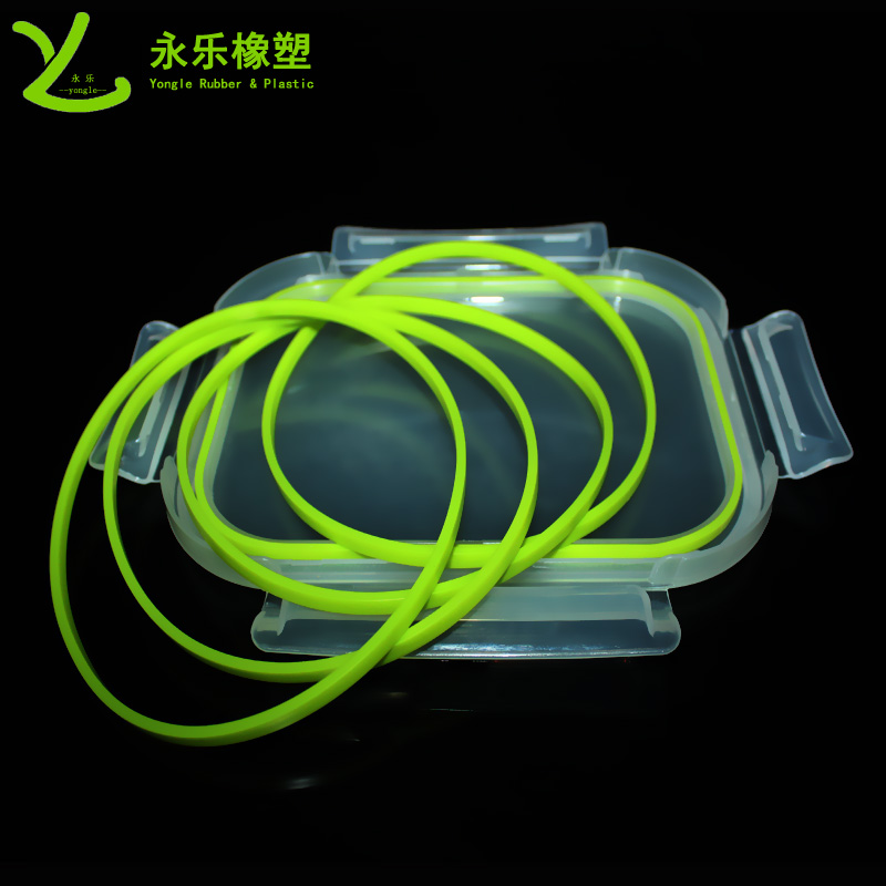 粘接保鮮盒硅膠密封圈，日子型硅膠密封圈，飯盒空心硅膠密封圈