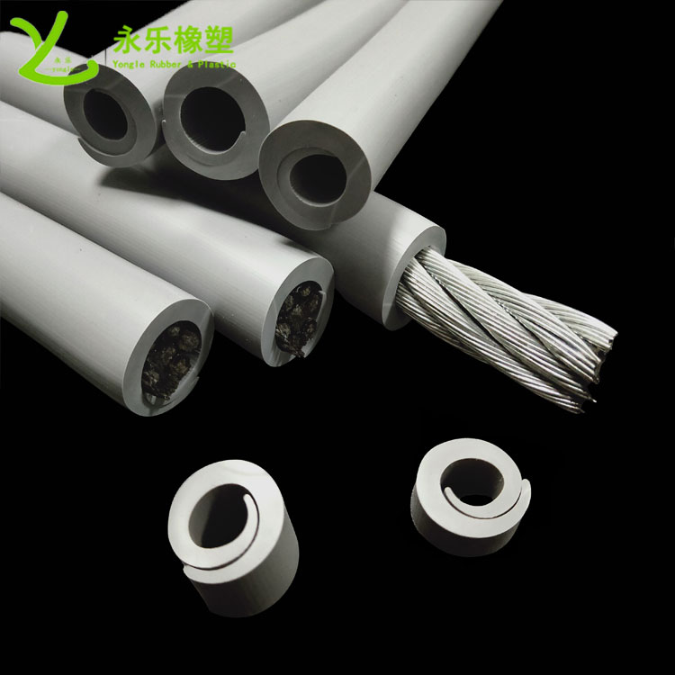 定制電力硅膠螺旋管，阻燃電力硅膠螺旋管，耐高溫電力硅膠螺旋管