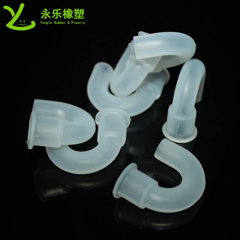 醫(yī)用硅膠彎管，模壓硅膠彎管，血氧儀硅膠彎管