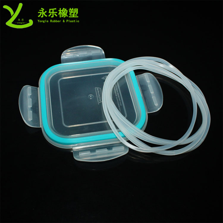 保鮮盒硅膠密封圈，日字形粘接硅膠圈，飯盒硅膠密封圈