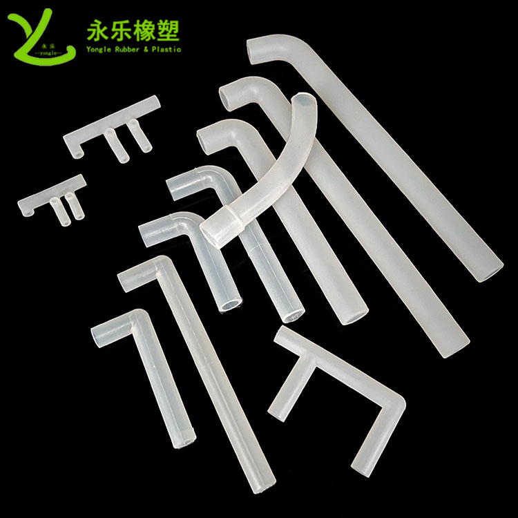 醫(yī)用硅膠彎管，模壓硅膠彎管，血氧儀硅膠彎管