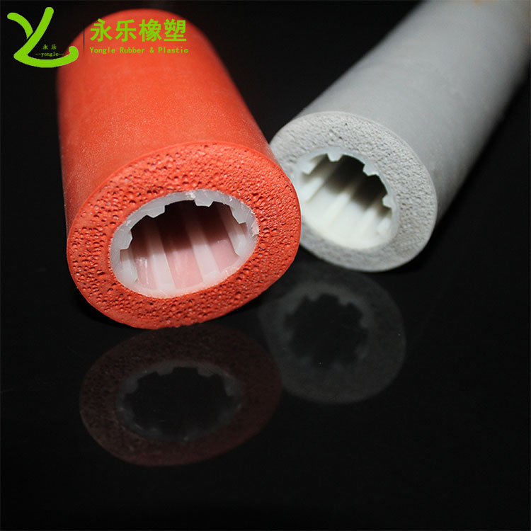 復(fù)合發(fā)泡硅膠管，耐高溫發(fā)泡硅膠管，保溫發(fā)泡硅膠管