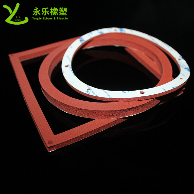 定制模壓發(fā)泡硅膠墊，無氣味模壓發(fā)泡硅膠墊，耐高溫模壓發(fā)泡硅膠墊