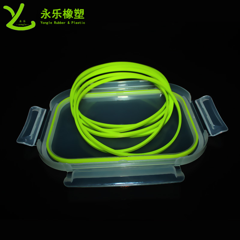 粘接保鮮盒硅膠密封圈，日子型硅膠密封圈，飯盒空心硅膠密封圈