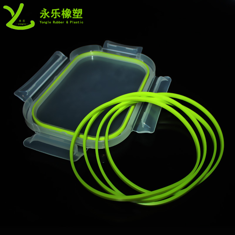 粘接保鮮盒硅膠密封圈，日子型硅膠密封圈，飯盒空心硅膠密封圈