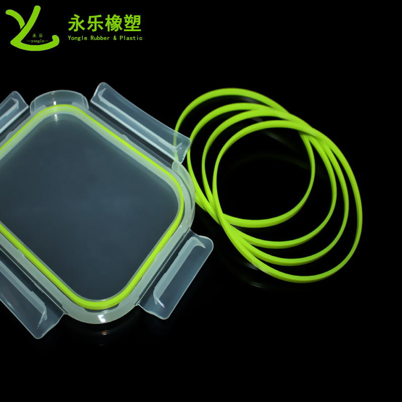 粘接保鮮盒硅膠密封圈，日子型硅膠密封圈，飯盒空心硅膠密封圈