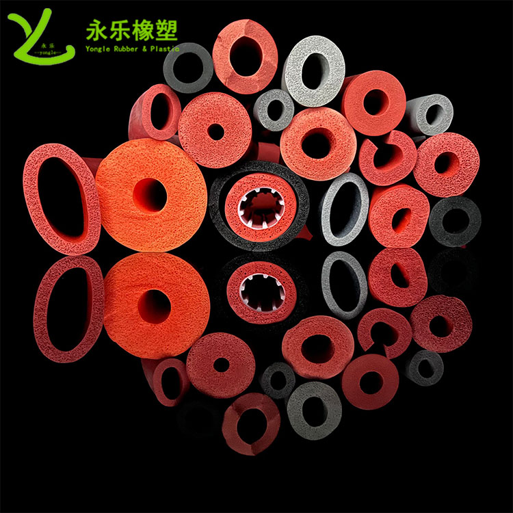 擠出發(fā)泡硅膠管，耐高溫發(fā)泡硅膠管，耐老化發(fā)泡硅膠管