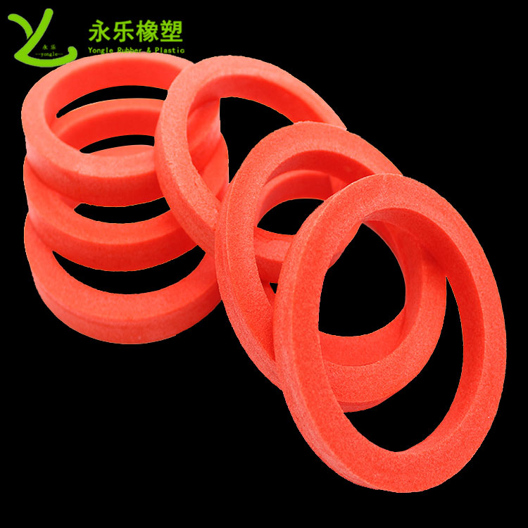 定制模壓發(fā)泡硅膠圈，防水模壓發(fā)泡硅膠圈，減震模壓發(fā)泡硅膠圈